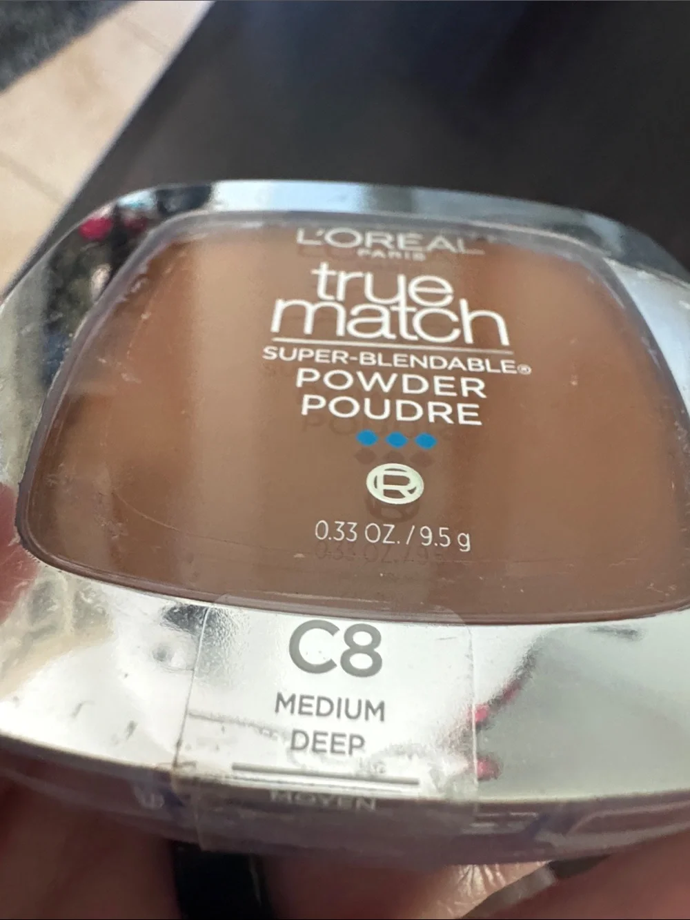 L'Oreal True Match Powder C8 Medium Deep - Warm Brown Compact